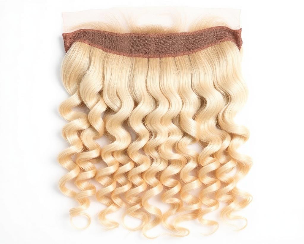 HD Lace Frontal · Deep Wave · 613 Blonde — HD Swiss Lace · Colour 613