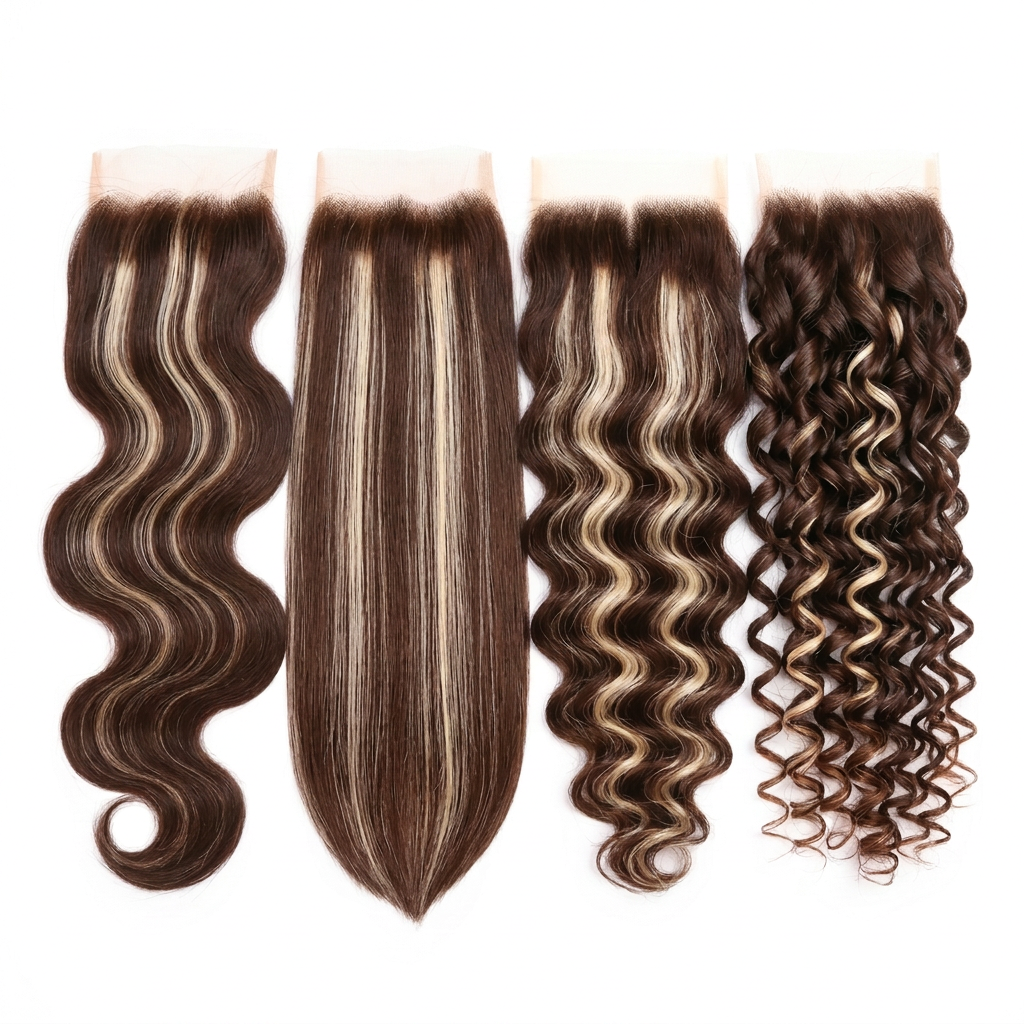 HD Lace Closure · B4/60 — HD Swiss Lace · Colour B4/60