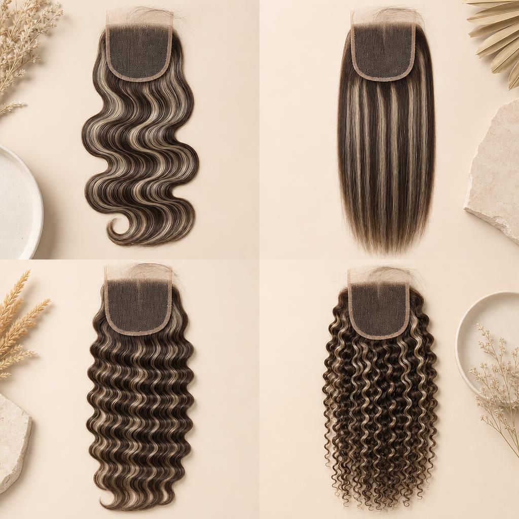 HD Lace Closure · B7/60A — HD Swiss Lace · Colour B7/60A